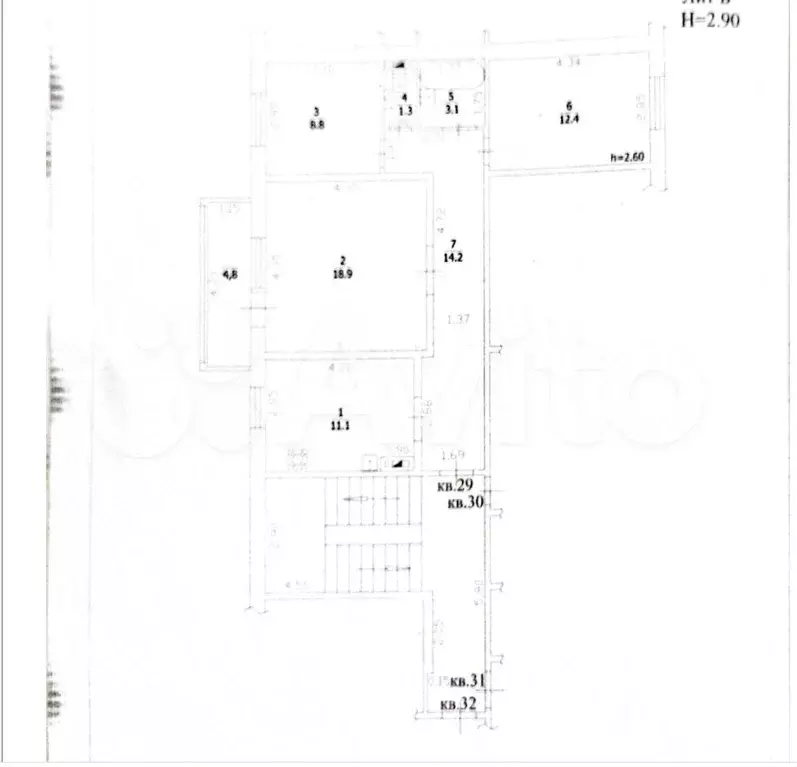3-к. квартира, 70 м, 3/5 эт. - Фото 0