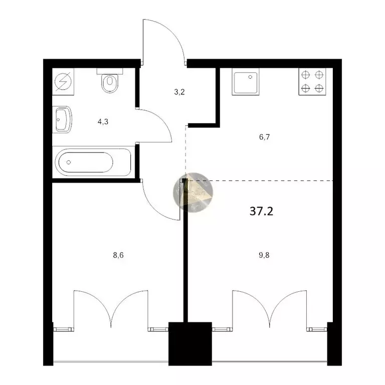 1-комнатная квартира: Санкт-Петербург, набережная Обводного канала, ... - Фото 1