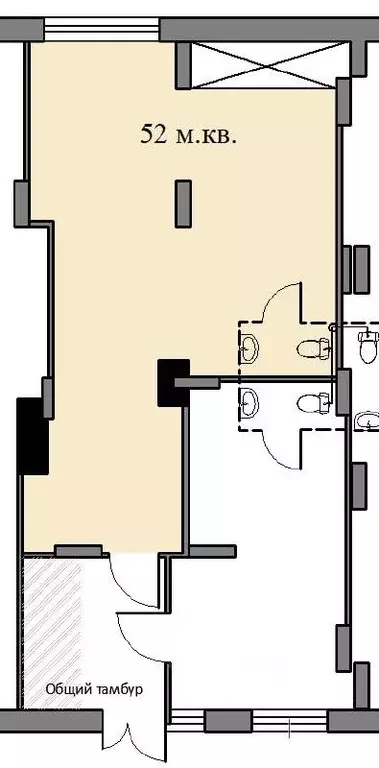 Помещение свободного назначения в Москва ул. Лобановский Лес, 9 (52 м) - Фото 2