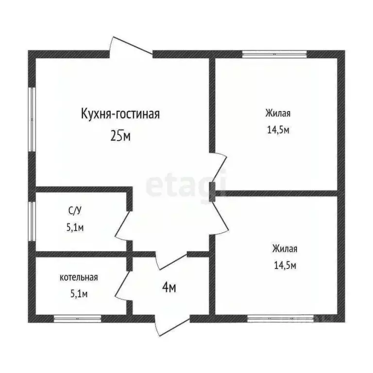 Дом в Калининградская область, Балтийск Балтийская Гавань СНТ,  (68 м) - Фото 0