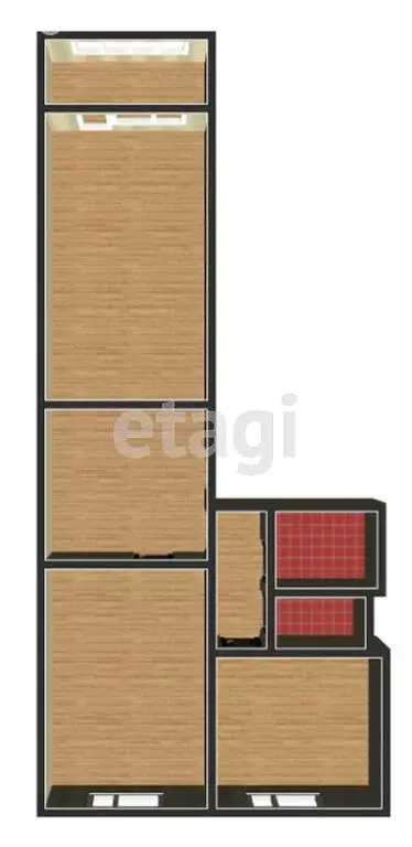 2-комнатная квартира: Калуга, Минская улица, 5 (57.9 м) - Фото 1
