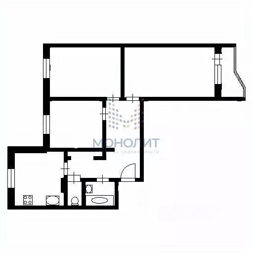 3-к кв. Московская область, Реутов Молодежная ул., 2 (74.7 м) - Фото 1
