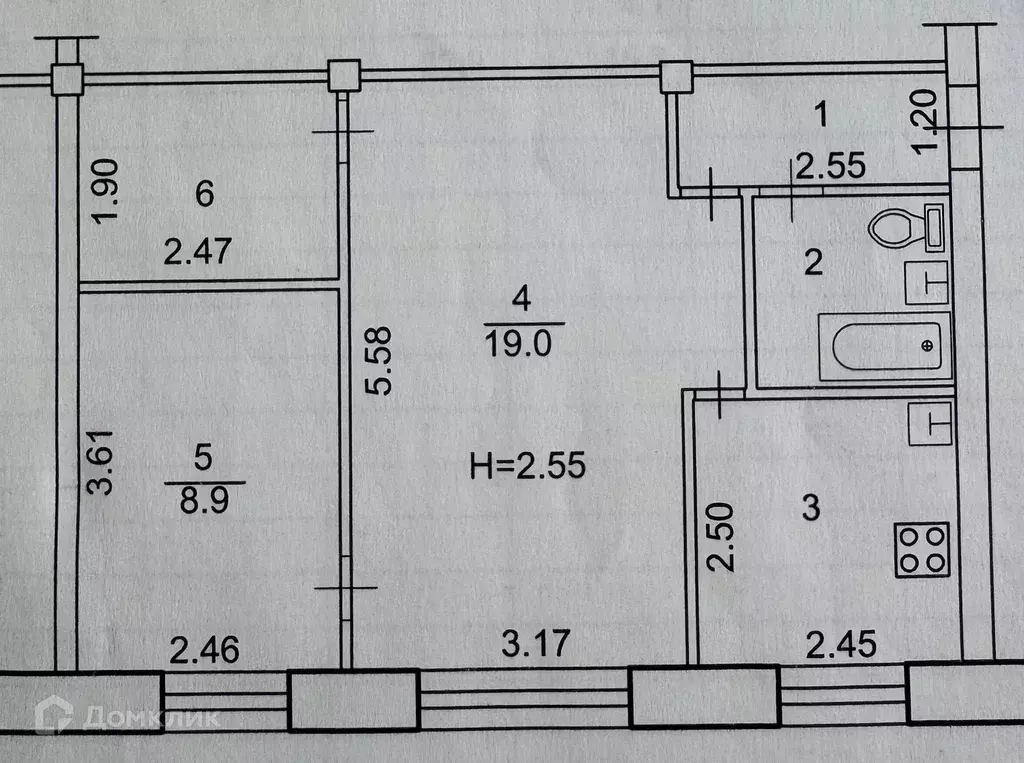 Продаётся 2-к квартира, 44.7 м - Фото 0