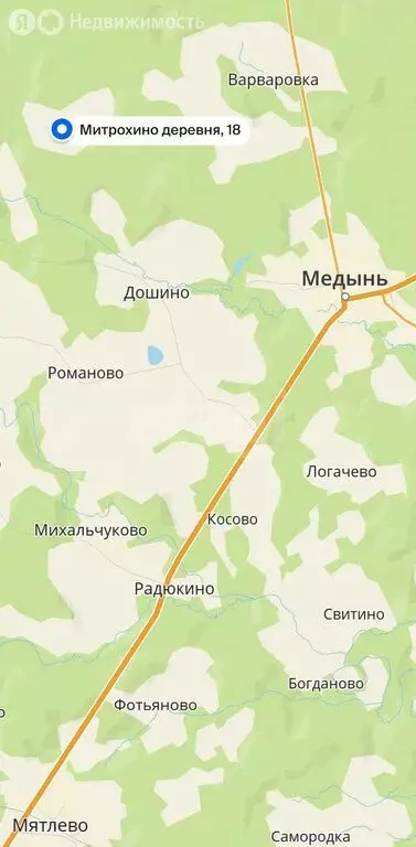 Участок в Калужская область, Медынский муниципальный округ, деревня ... - Фото 2