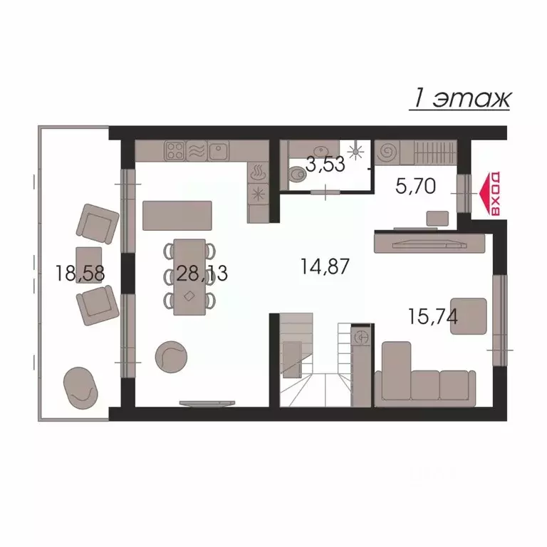 Дом в Калининградская область, Гурьевский муниципальный округ, пос. ... - Фото 2