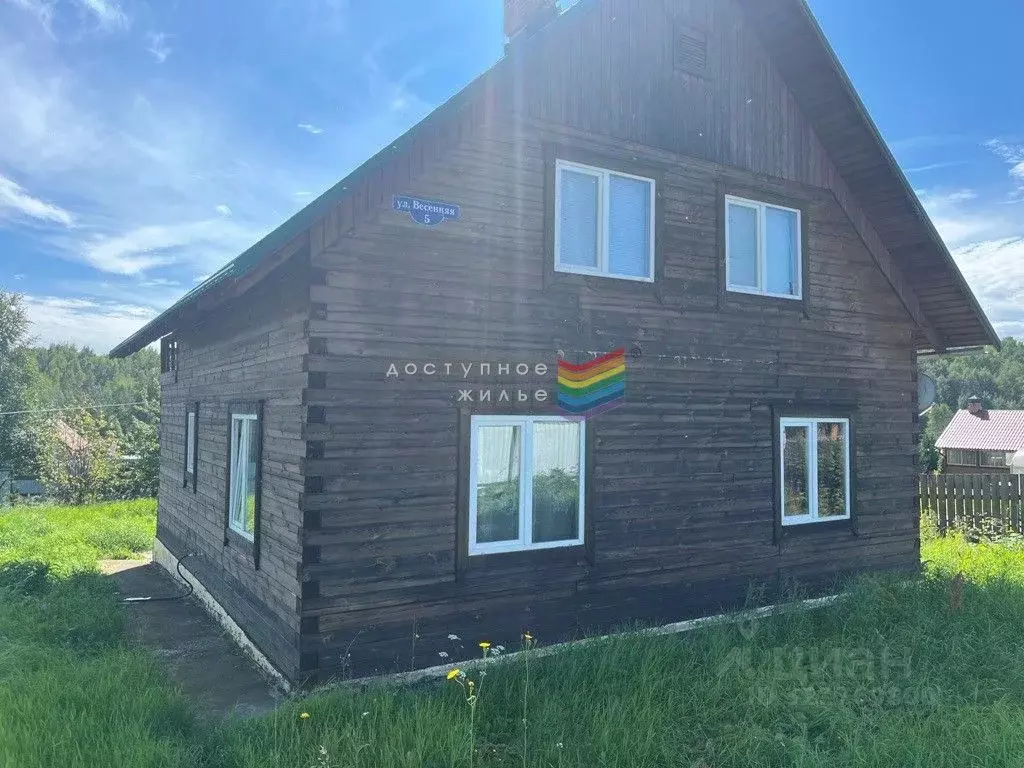 Дом в Красноярский край, Емельяновский муниципальный округ, д. Плоское ... - Фото 1