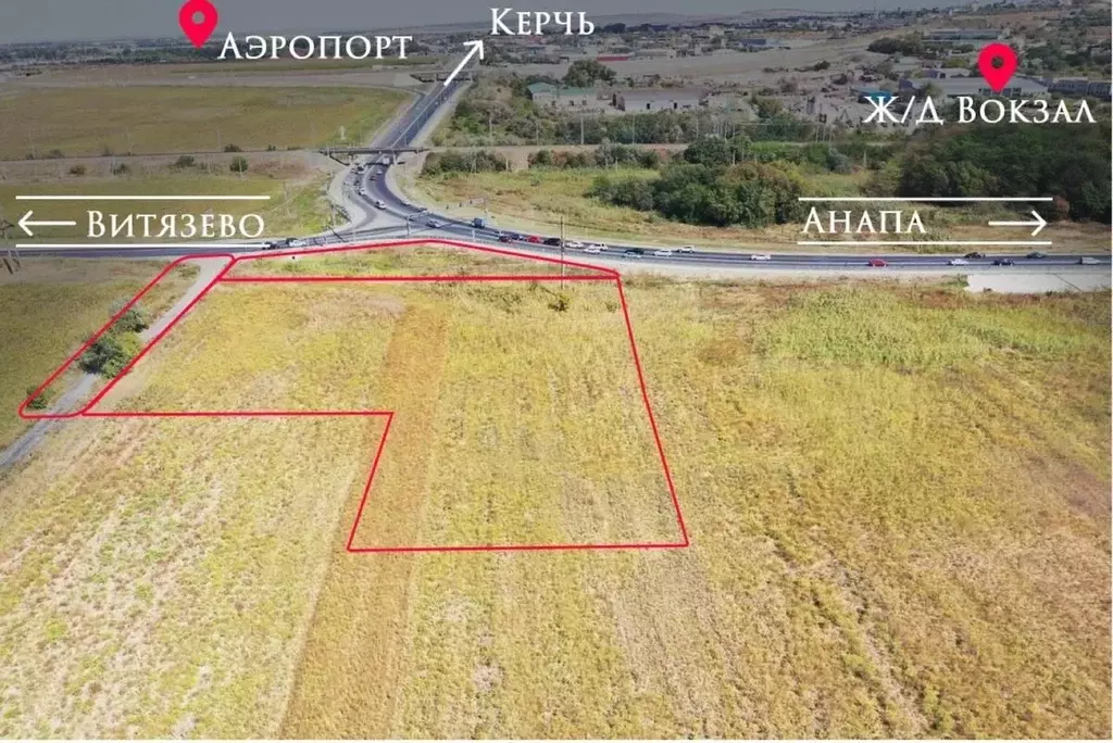 Участок в Краснодарский край, Анапа проезд Гостевой (120.0 сот.) - Фото 1