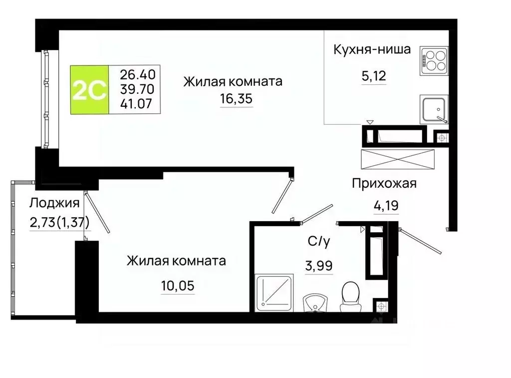 1-к кв. Ростовская область, Ростов-на-Дону Нефтекачка кв-л, Октябрь ... - Фото 0