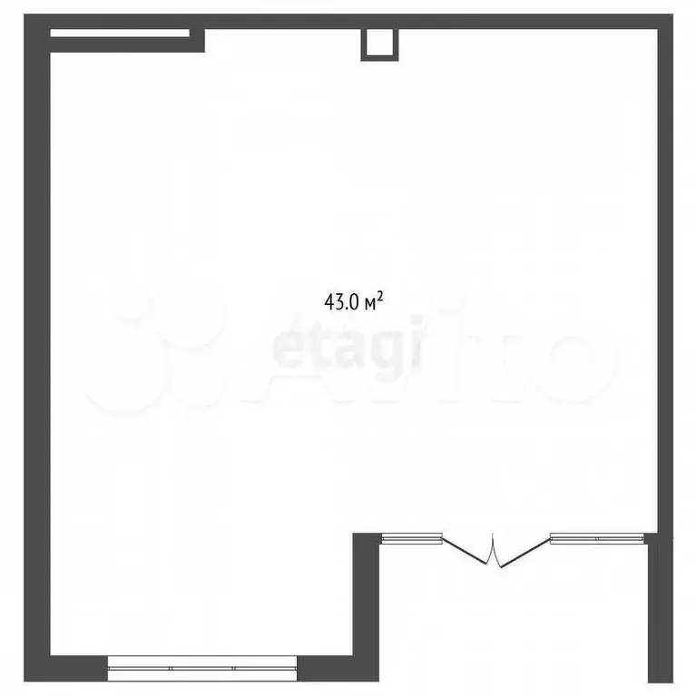 Продам офисное помещение, 43 м - Фото 0