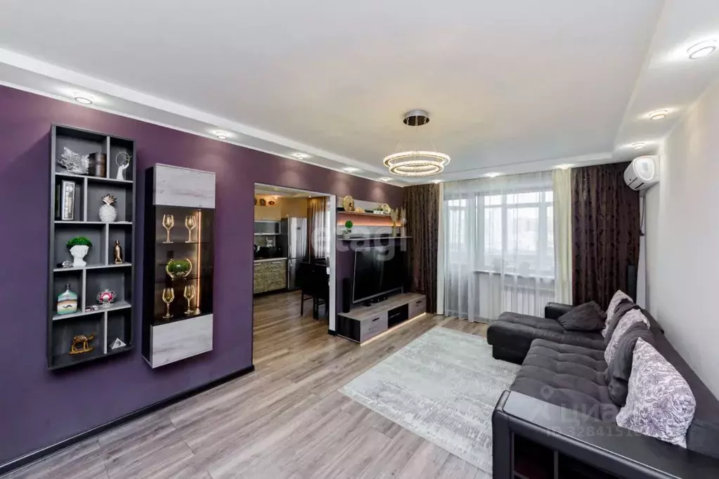 3-к кв. Тюменская область, Тюмень ул. Пермякова, 84к3 (91.0 м) - Фото 2