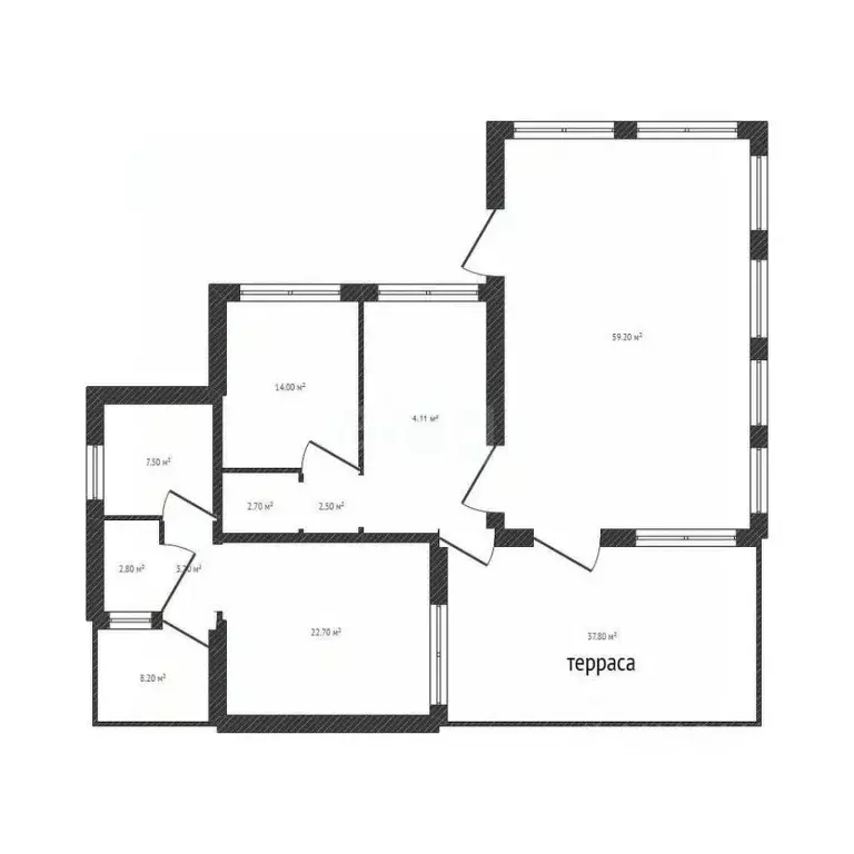 Дом в Брянская область, Брянский район, Нетьинское с/пос, д. Глаженка ... - Фото 2