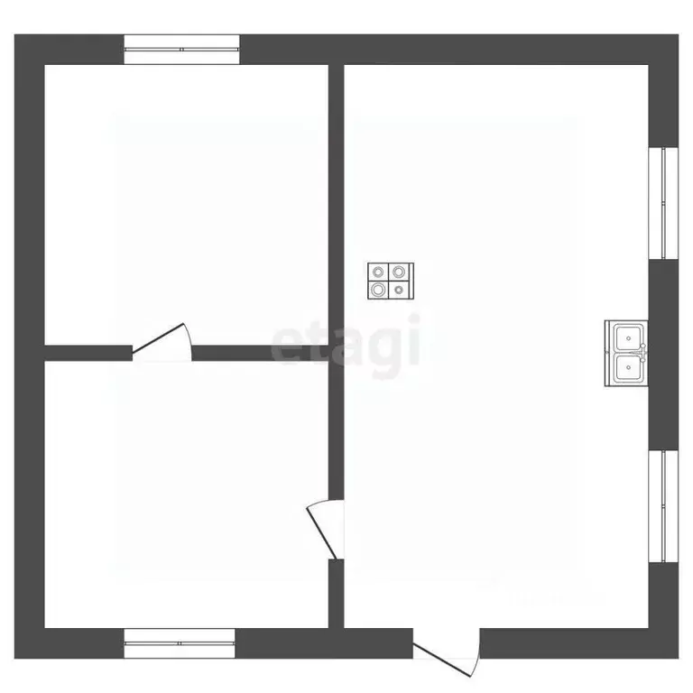 Дом в Саратовская область, Балашов Малая Интернациональная ул., 22 (26 ... - Фото 2