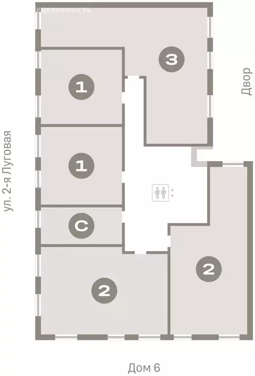 3-комнатная квартира: Тюмень, Мысовская улица, 26к2 (94.27 м) - Фото 1