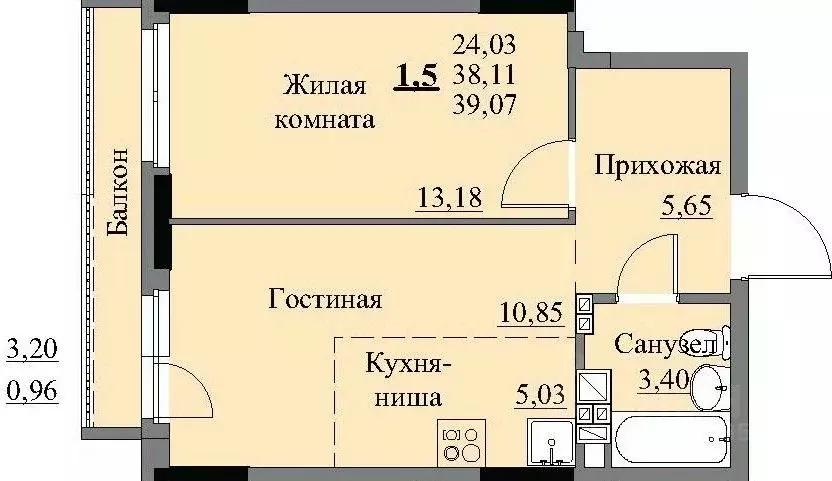 1-к кв. Удмуртия, Ижевск Автопроизводство жилрайон, 3-й мкр, Арден на ... - Фото 0