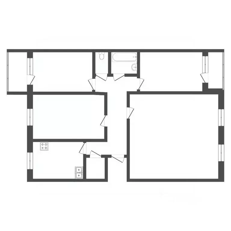 4-к кв. Тюменская область, Тюмень Широтная ул., 114 (107.0 м) - Фото 1