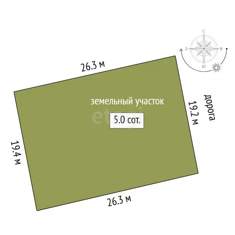 Участок в Тюменская область, Нижнетавдинский муниципальный округ, ... - Фото 1