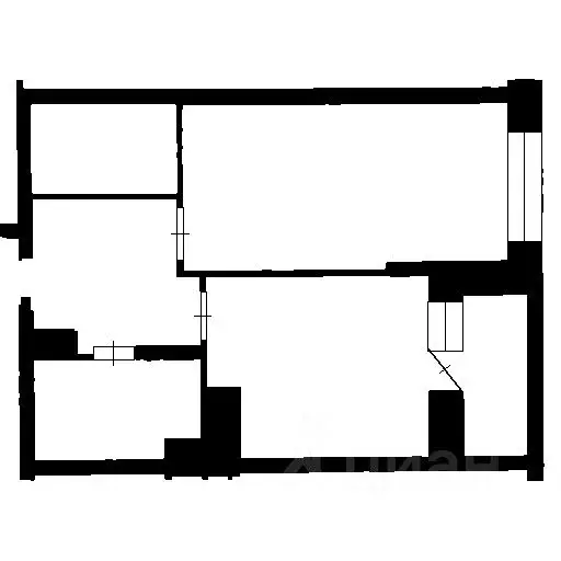 1-к кв. Московская область, Ленинский городской округ, д. Сапроново, ... - Фото 2