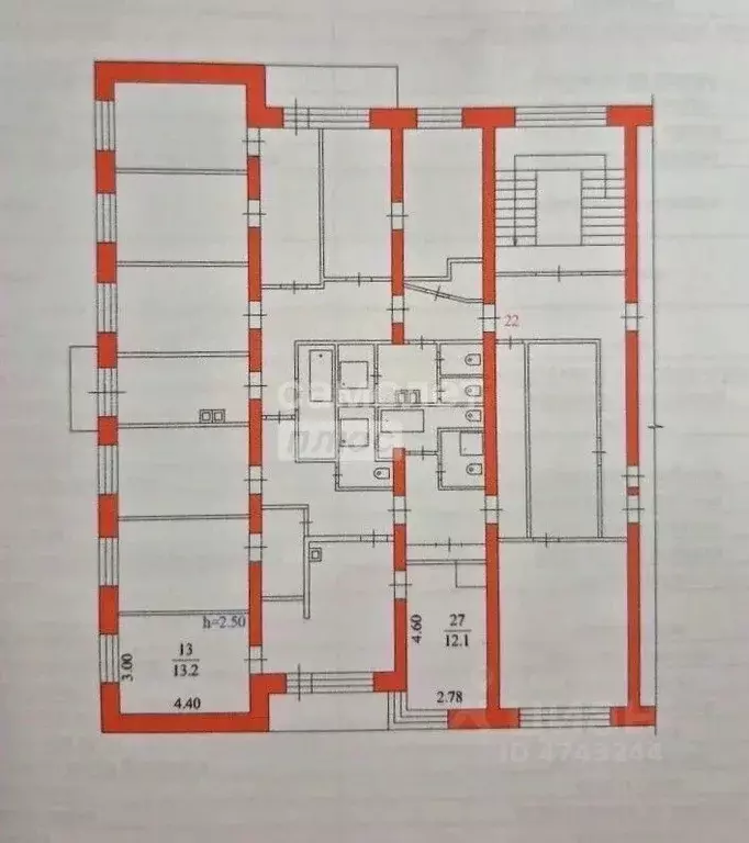 Комната Амурская область, Благовещенск Комсомольская ул., 65 (25.3 м) - Фото 2