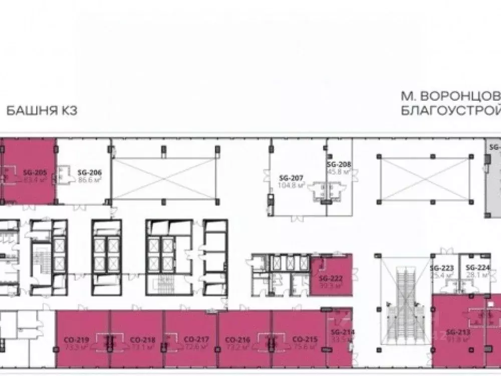 Торговая площадь в Москва Старокалужское ш., 64 (88 м) - Фото 2