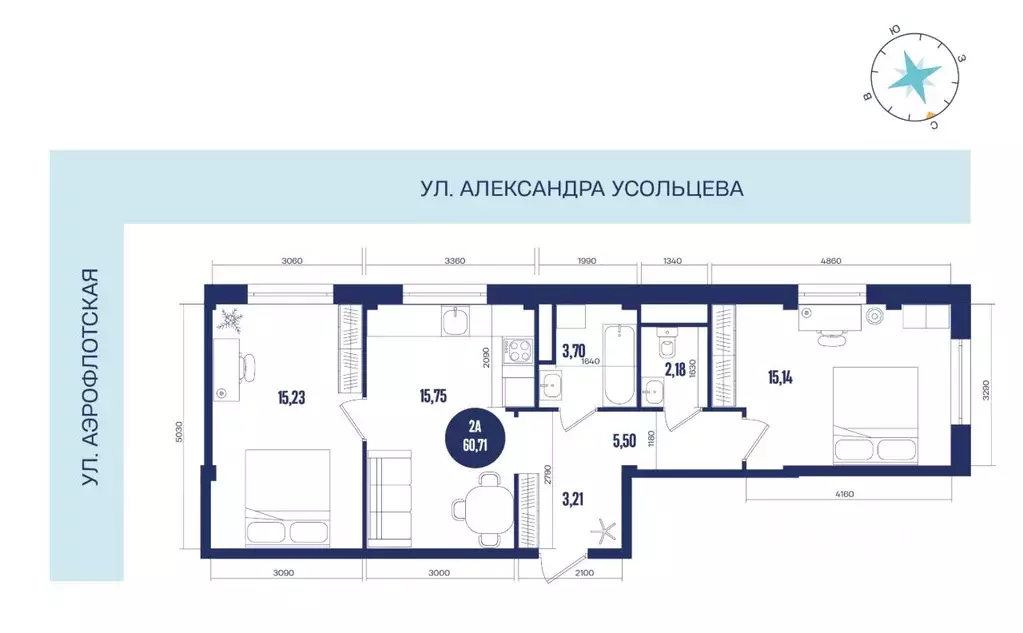 2-к кв. Ханты-Мансийский АО, Сургут 39-й мкр, Крылов жилой комплекс ... - Фото 0