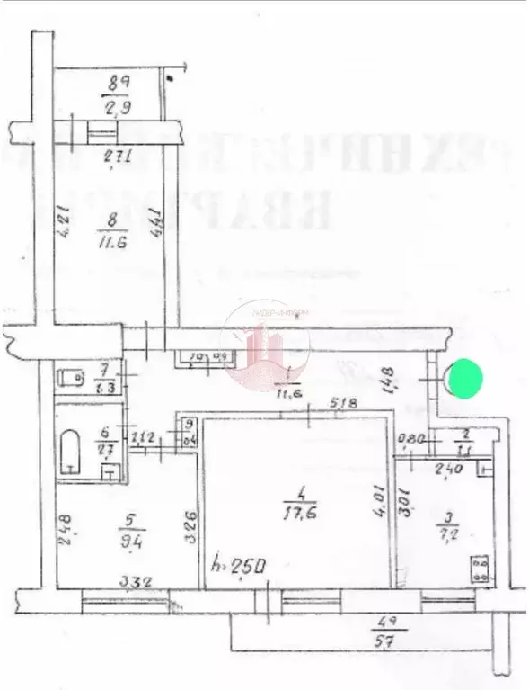 3-к кв. Крым, Евпатория ул. 60 лет ВЛКСМ, 26/151 (63.3 м) - Фото 1