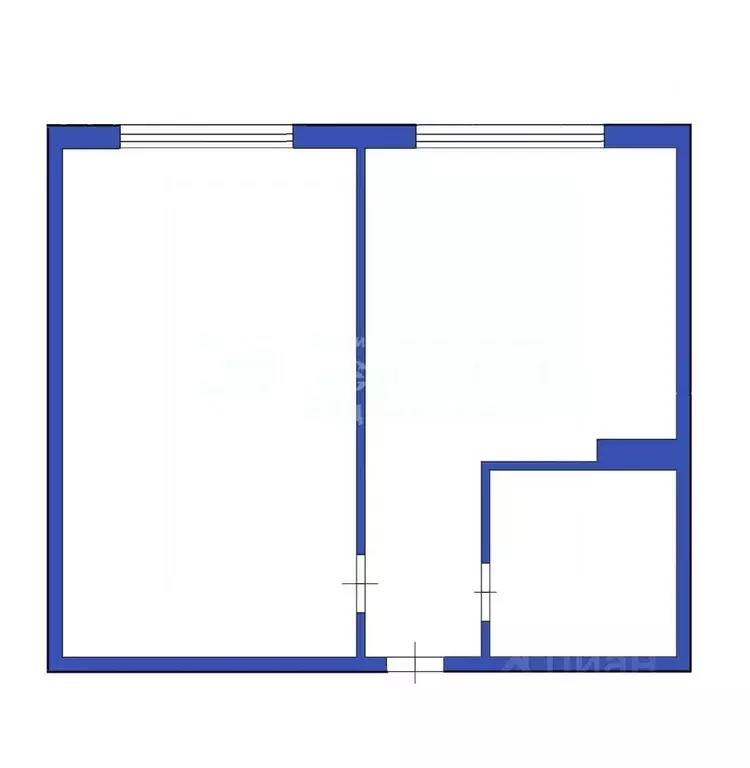 1-к кв. Кемеровская область, Кемерово бул. Строителей, 52 (34.0 м) - Фото 2