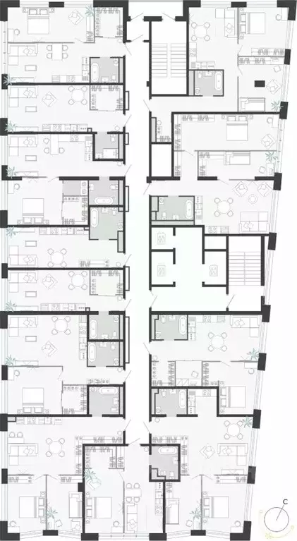 Студия Приморский край, Владивосток ул. Нейбута (69.65 м) - Фото 1