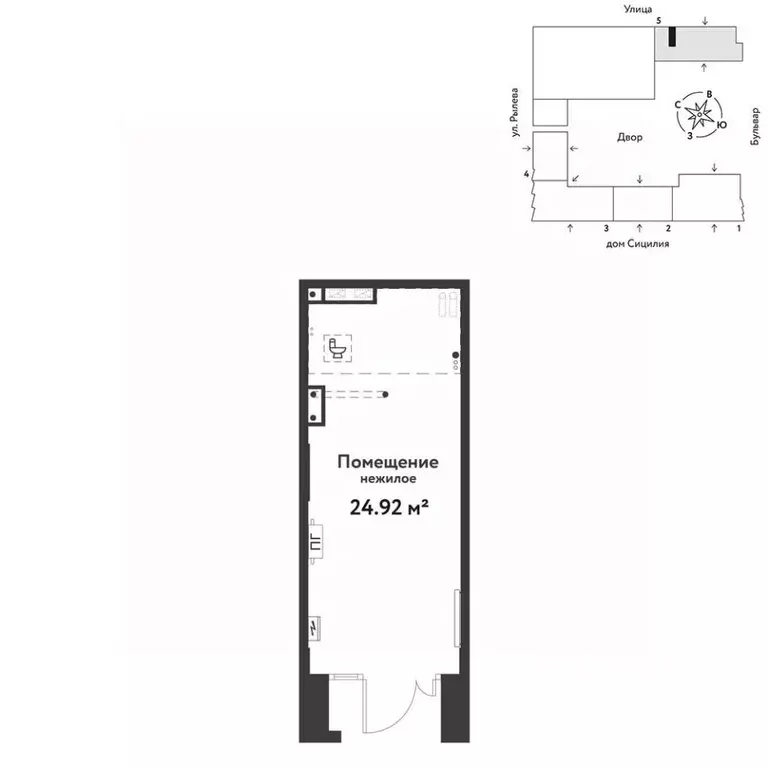 Торговая площадь в Тюменская область, Тюмень ДОК мкр, ул. Ярославская, ... - Фото 1