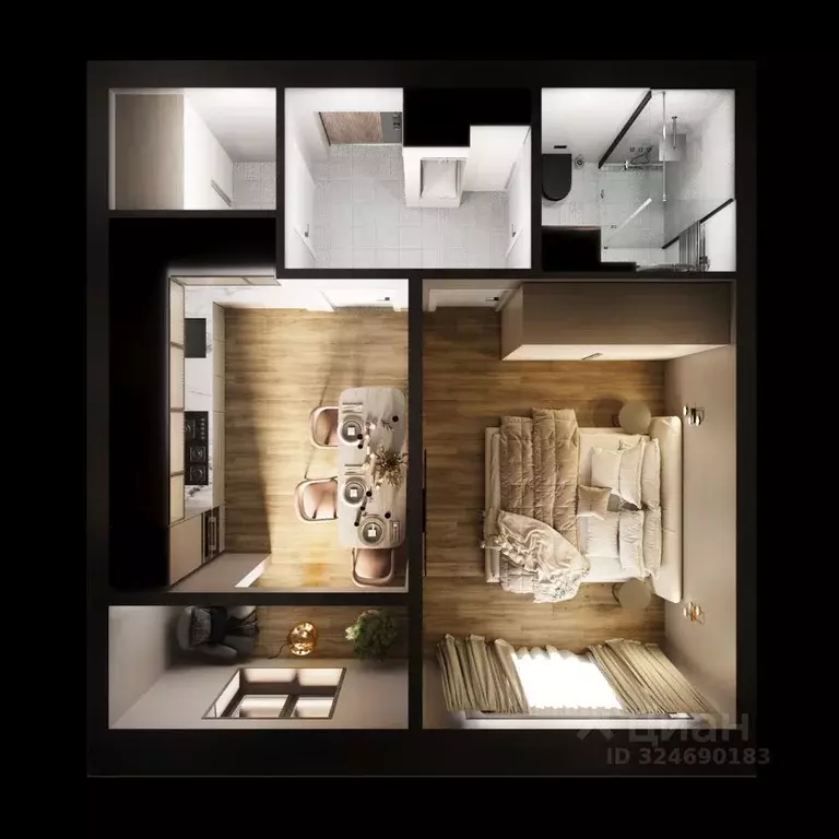 1-к кв. Дагестан, Дербент Маяк жилой комплекс (39.4 м) - Фото 2