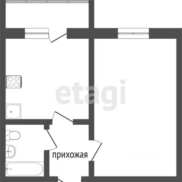 1-к кв. Ростовская область, Ростов-на-Дону просп. 40-летия Победы, ... - Фото 1