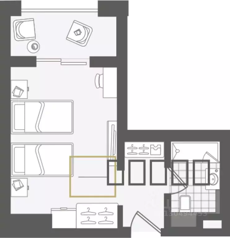 1-к кв. Краснодарский край, Сочи Адлер жилрайон, Курортный Городок ... - Фото 1