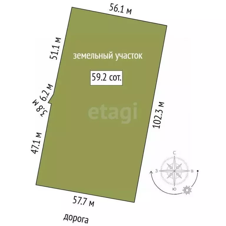 Участок в Тюменская область, Тюмень Звенящие Кедры Тюмени ДНП,  (7.0 ... - Фото 1
