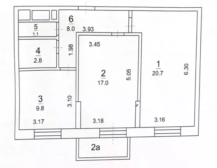 2-к кв. Москва Матвеевская ул., 11 (59.4 м) - Фото 0