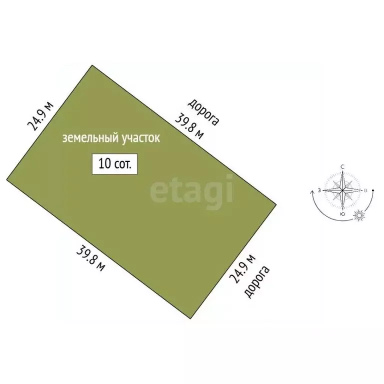 Участок в Татарстан, Менделеевск ул. Фомина (10.0 сот.) - Фото 1