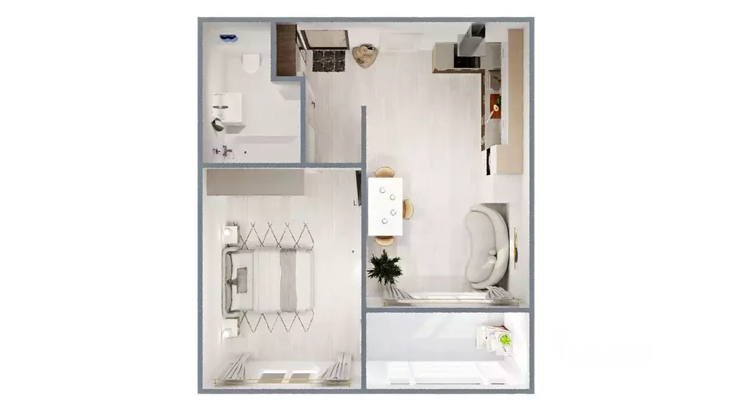 1-к кв. Новосибирская область, Новосибирск Самоцветы жилой комплекс ... - Фото 2