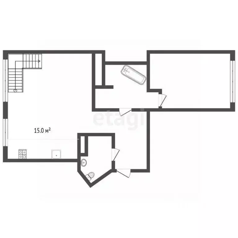 3-к кв. Московская область, Мытищи городской округ, пос. Нагорное ... - Фото 2