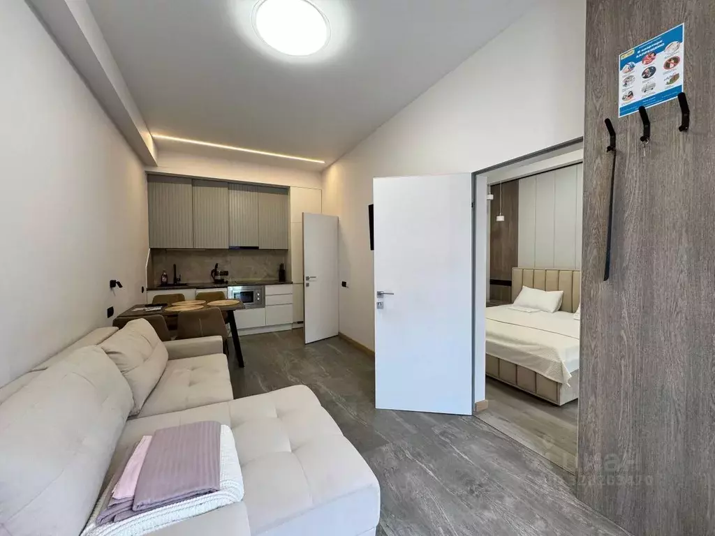 1-к кв. Краснодарский край, Сочи Новый Сочи мкр, пер. Рахманинова, ... - Фото 2