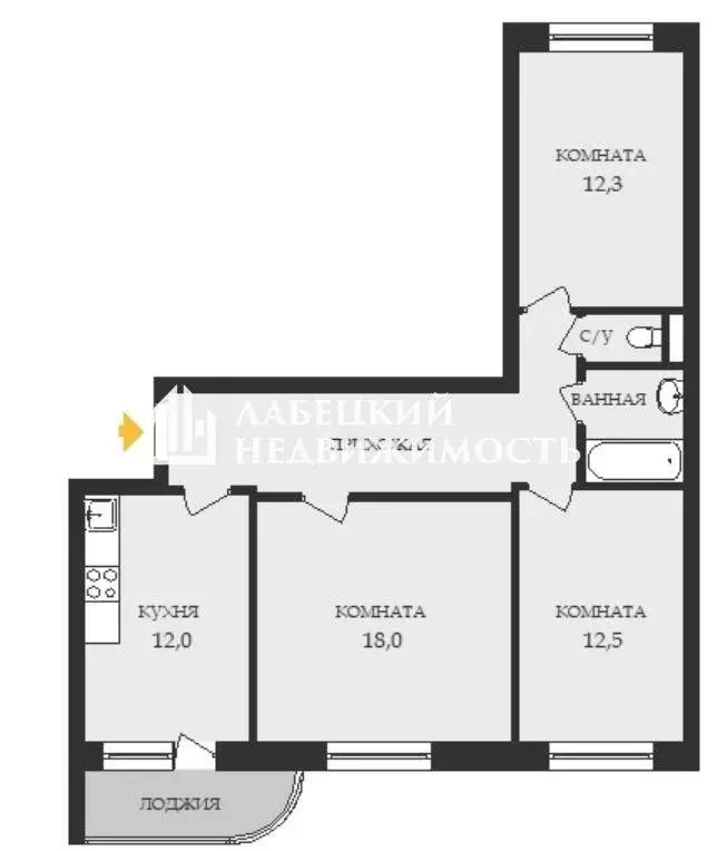 3-комнатная квартира: Химки, микрорайон Сходня, 3-й Мичуринский тупик, ... - Фото 2