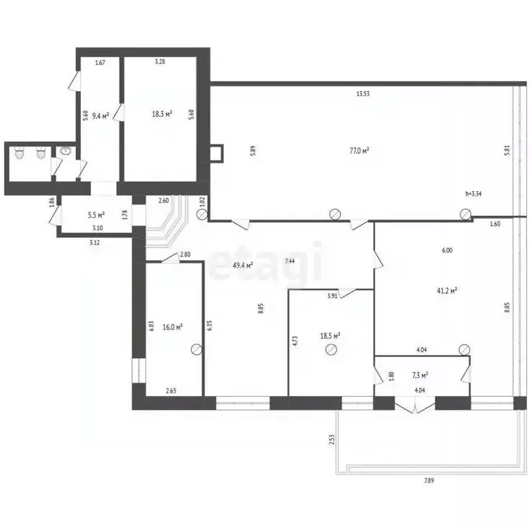 Помещение свободного назначения в Костромская область, Кострома просп. ... - Фото 2