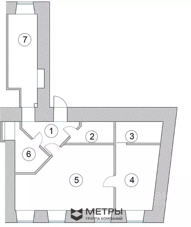 3-к кв. Санкт-Петербург 5-я Советская ул., 19 (60.2 м) - Фото 0