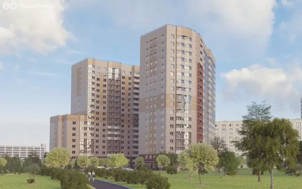 Квартира-студия: посёлок Шушары, Школьная улица, 6к2 (24 м) - Фото 0