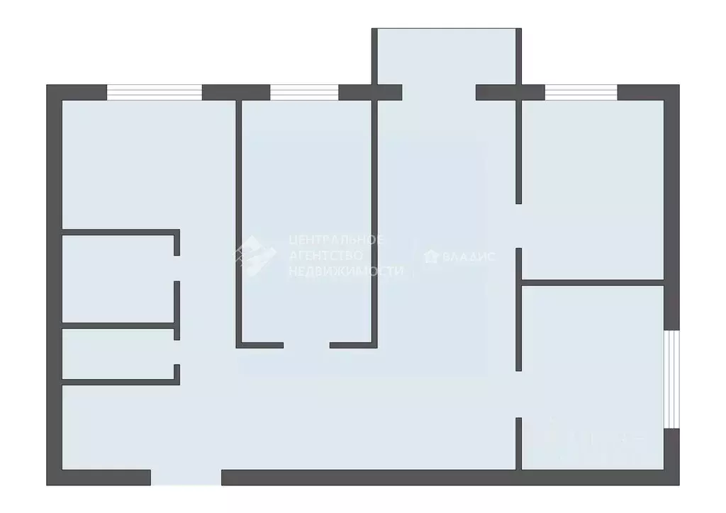 4-к кв. Рязанская область, Рязань Станкозаводская ул., 16 (61.2 м) - Фото 2