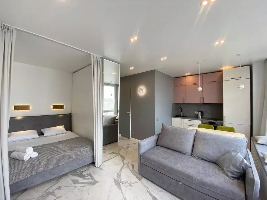 1-к кв. Приморский край, Владивосток Брянская ул., 18 (30.0 м) - Фото 1