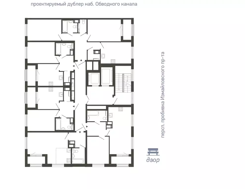 Студия Санкт-Петербург бул. Измайловский, 9 (34.7 м) - Фото 1