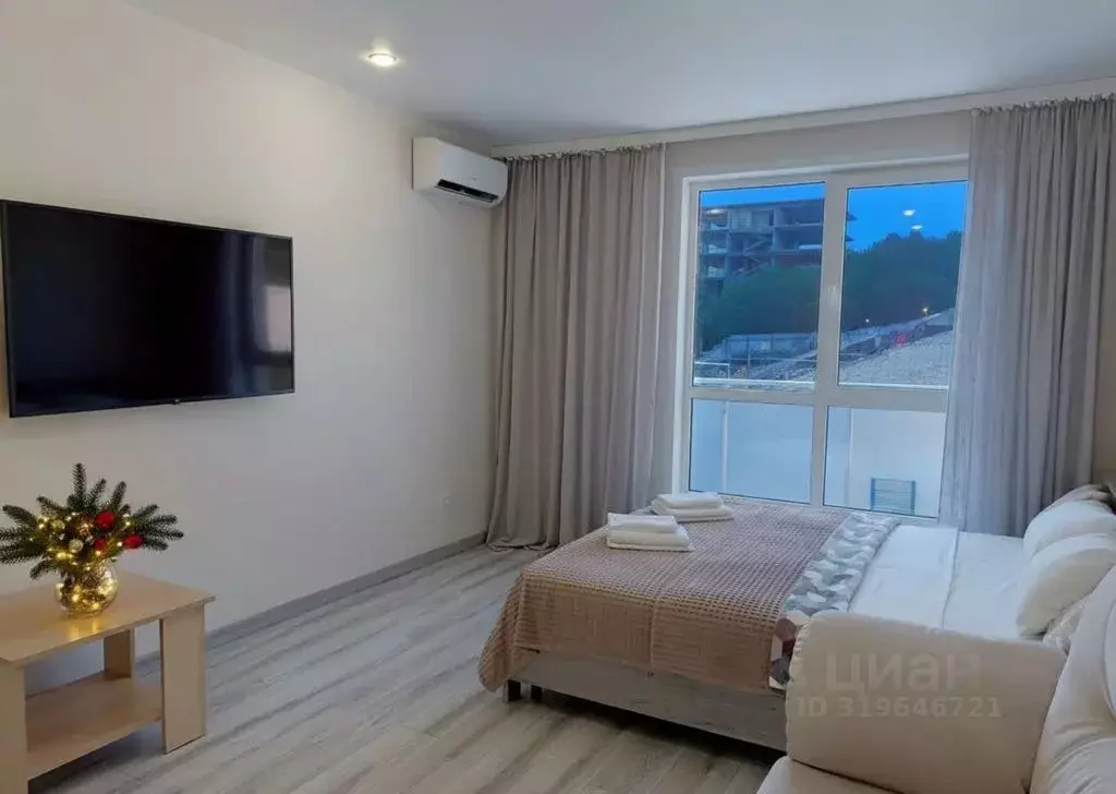 1-к кв. Крым, Ялта муниципальный округ, Виноградное пгт ш. ... - Фото 2