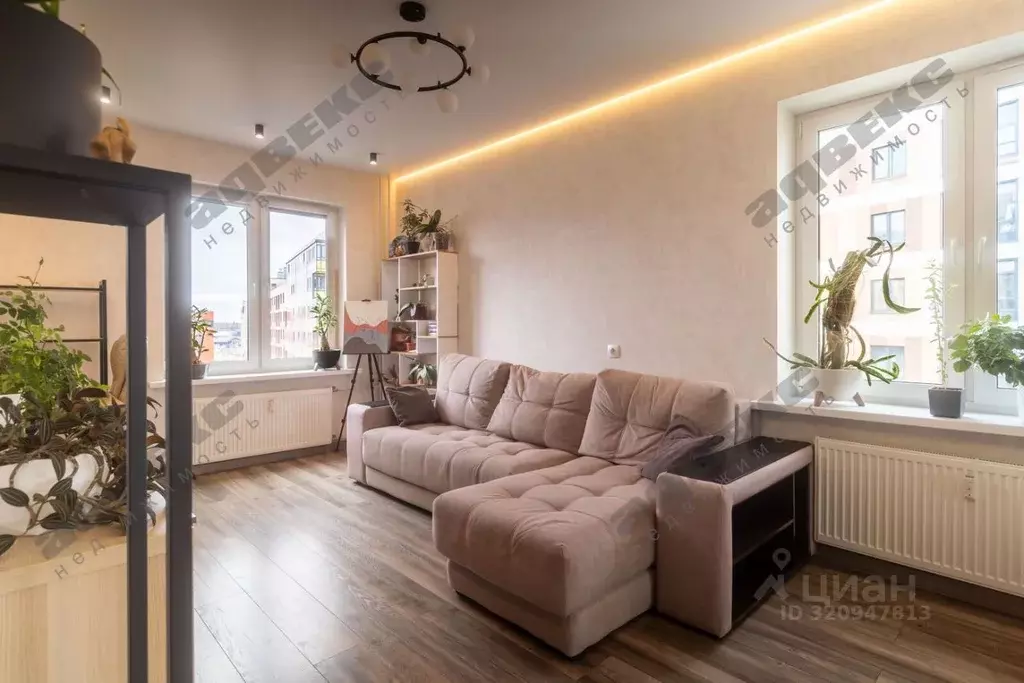 2-к кв. Ленинградская область, Всеволожский район, Заневское городское ... - Фото 1