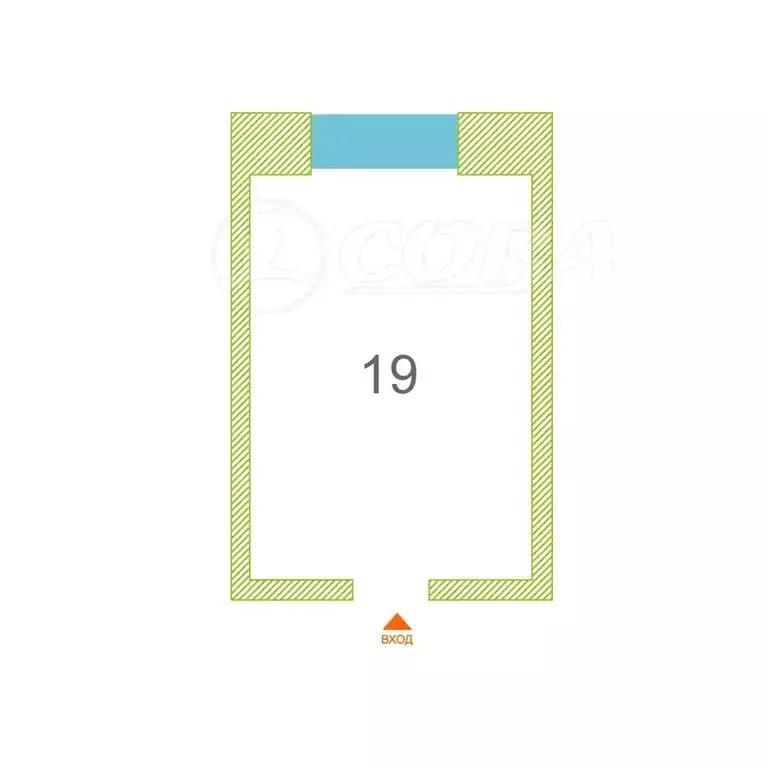 1к в -комнатной квартире (12.8 м) - Фото 1