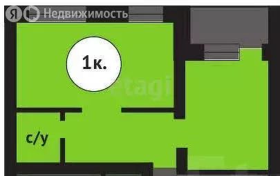 1-комнатная квартира: Михайловск, улица Ишкова, 105 (33 м) - Фото 0