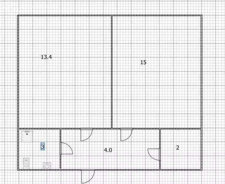 2-комнатная квартира: Уфа, улица Уфимское Шоссе, 18/1 (37.5 м) - Фото 0