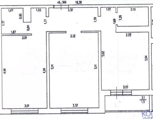 2-к. квартира, 60 м, 16/17 эт. - Фото 0